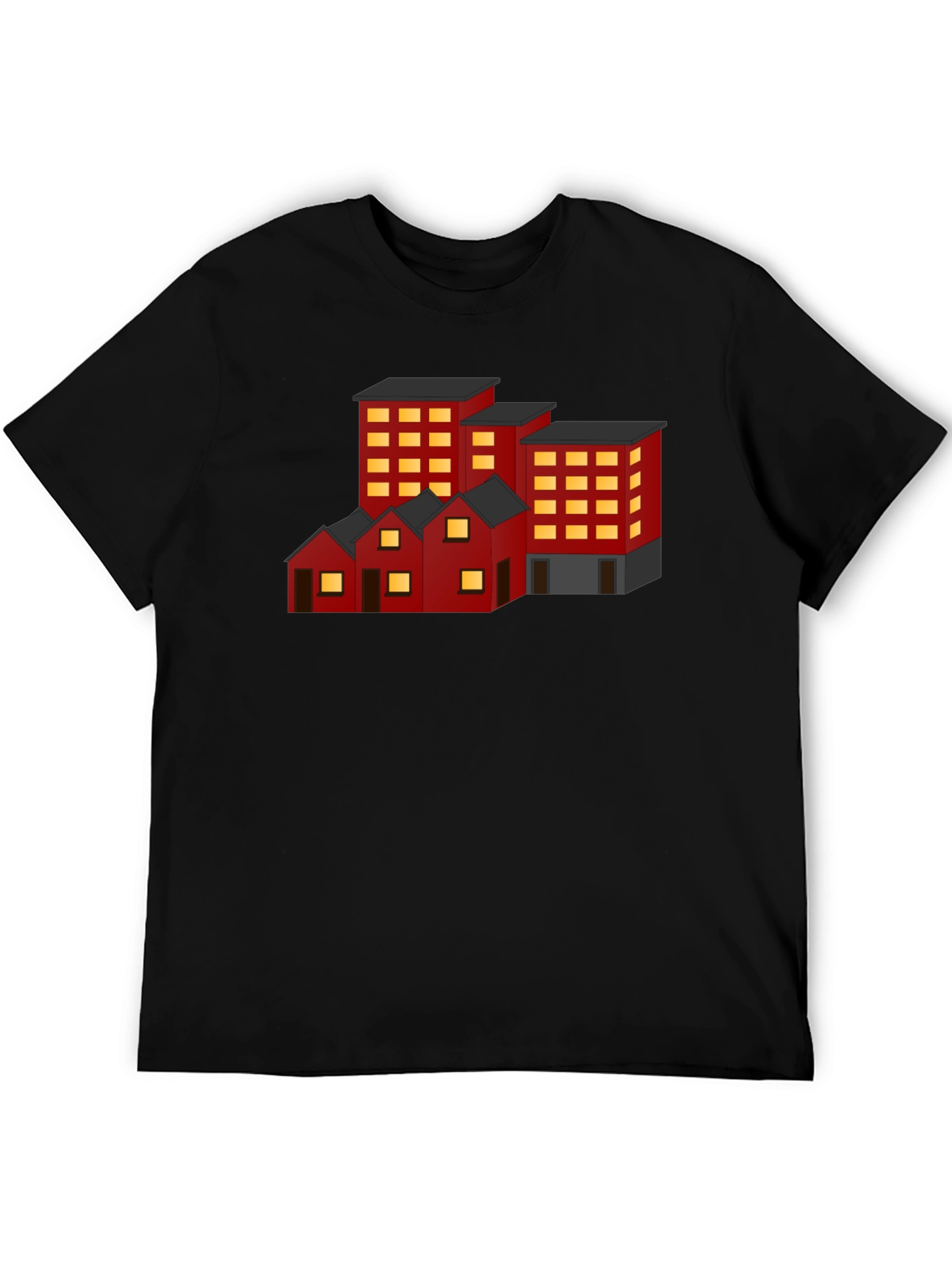 Cityscape Graphic Tee - Urban Architecture Shirt