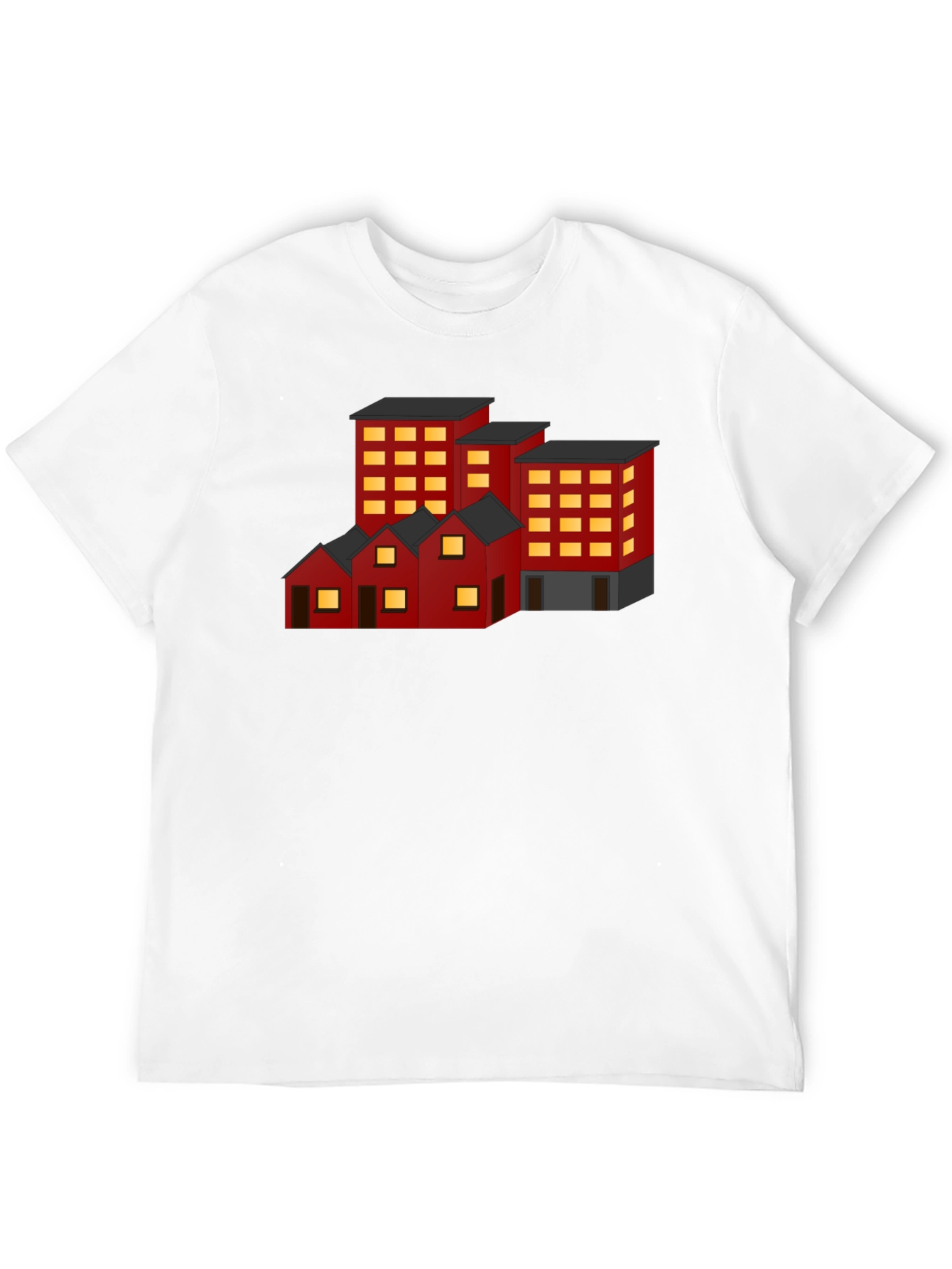 Cityscape Graphic Tee - Urban Architecture Shirt