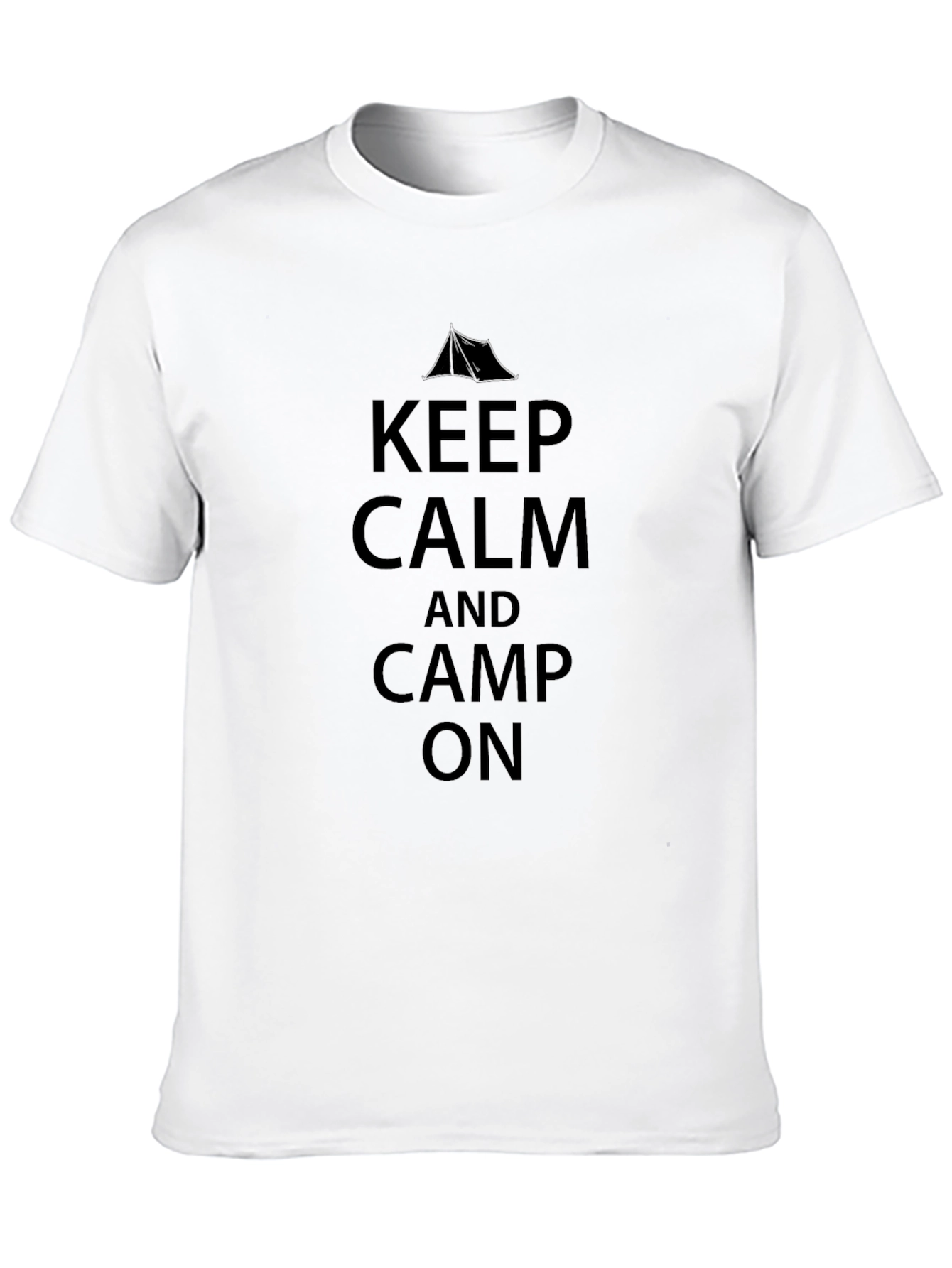 Keep Calm and Camp On Graphic Tee