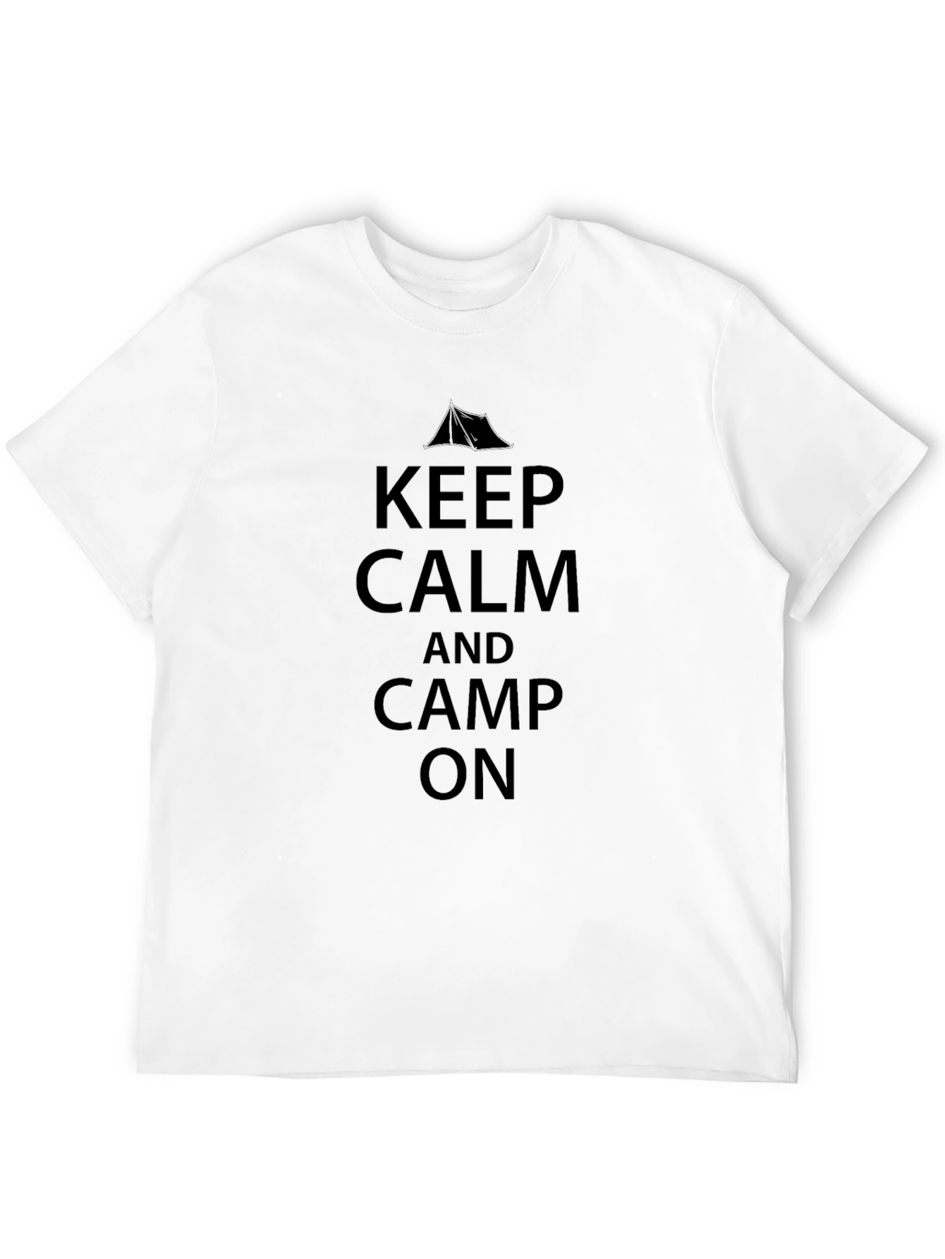 Keep Calm and Camp On Graphic Tee