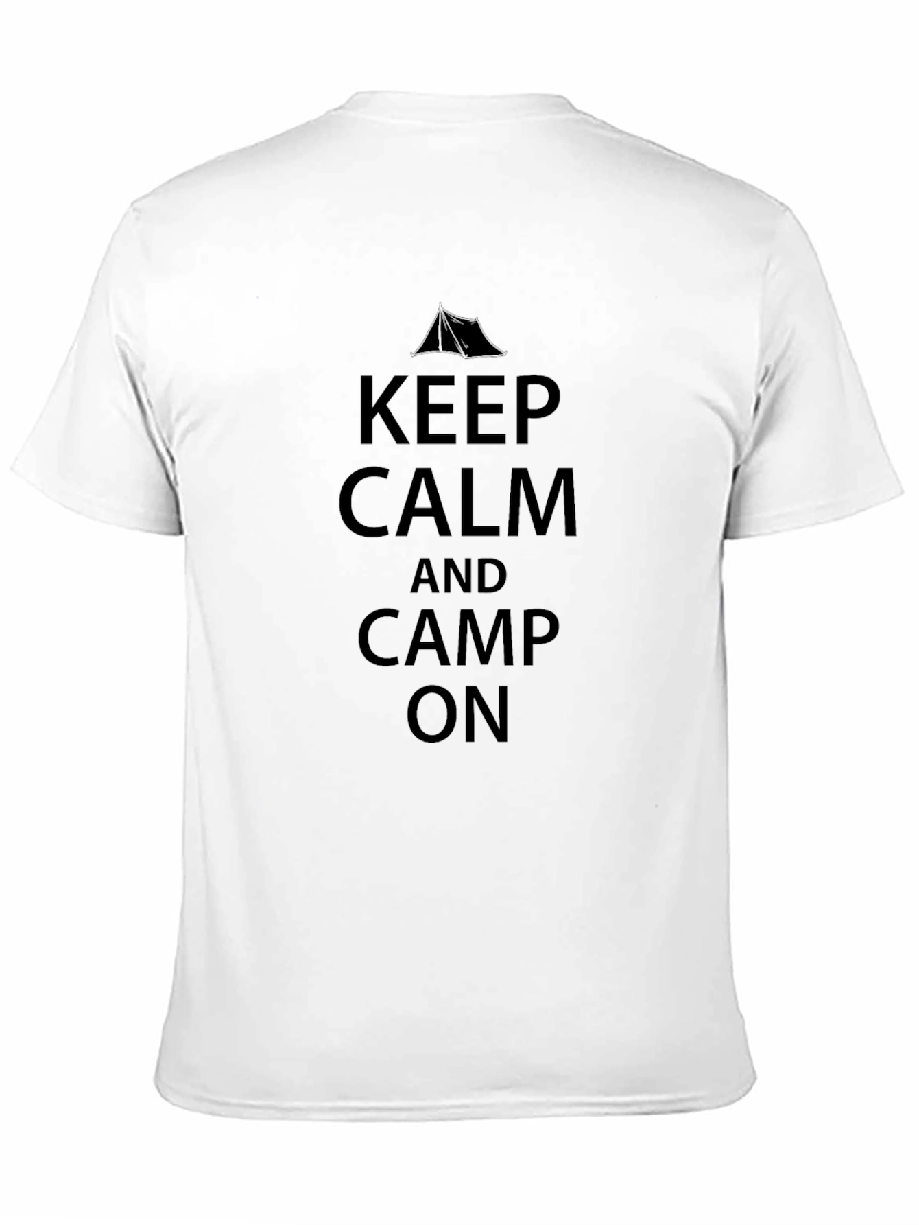 Keep Calm and Camp On Graphic Tee