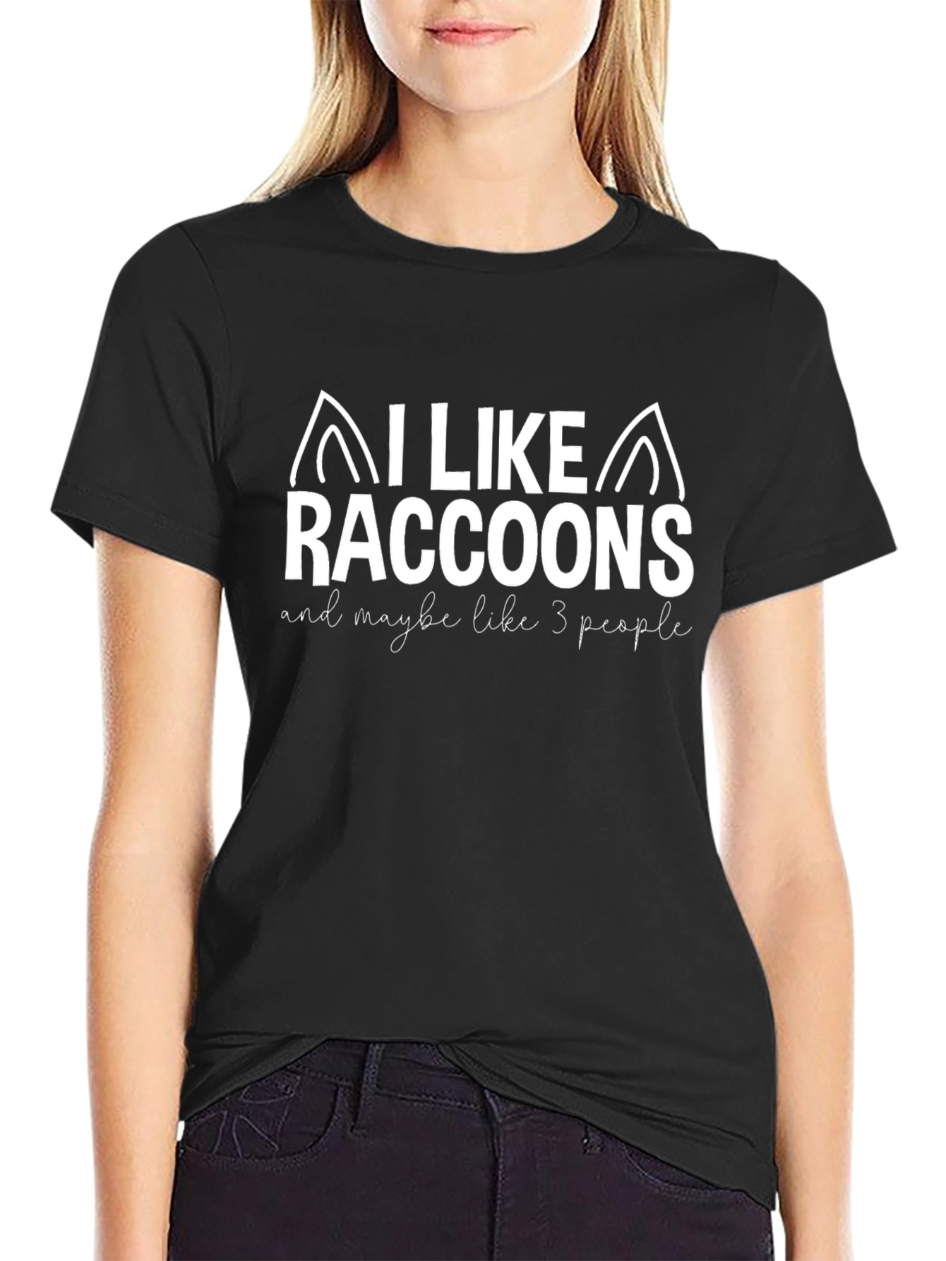 I Like Raccoons Graphic Tee