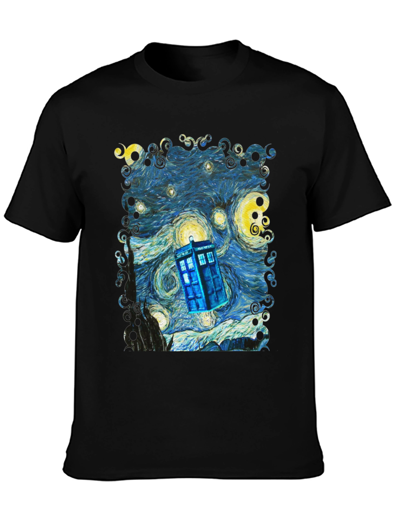 Starry Night TARDIS T-Shirt