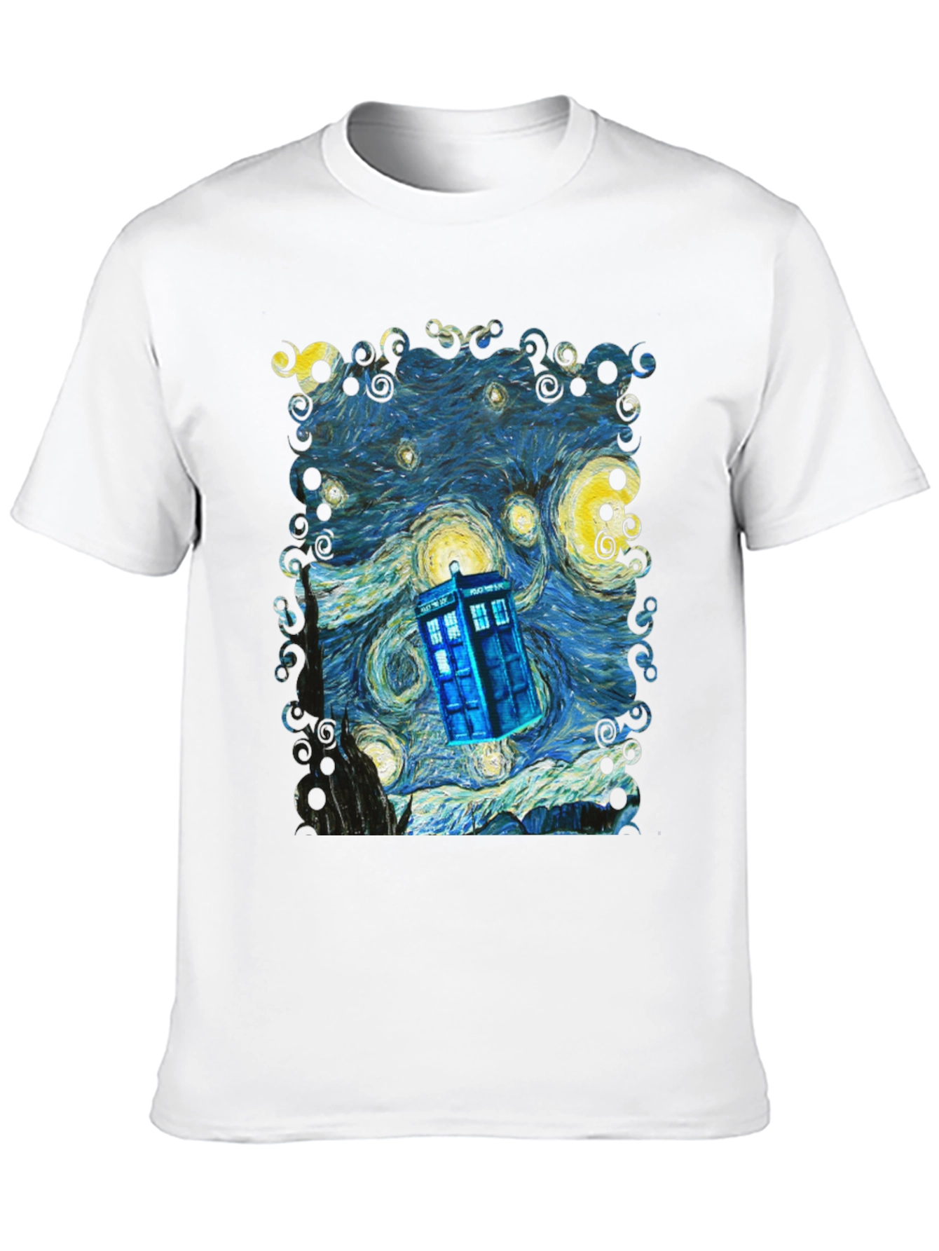 Starry Night TARDIS T-Shirt