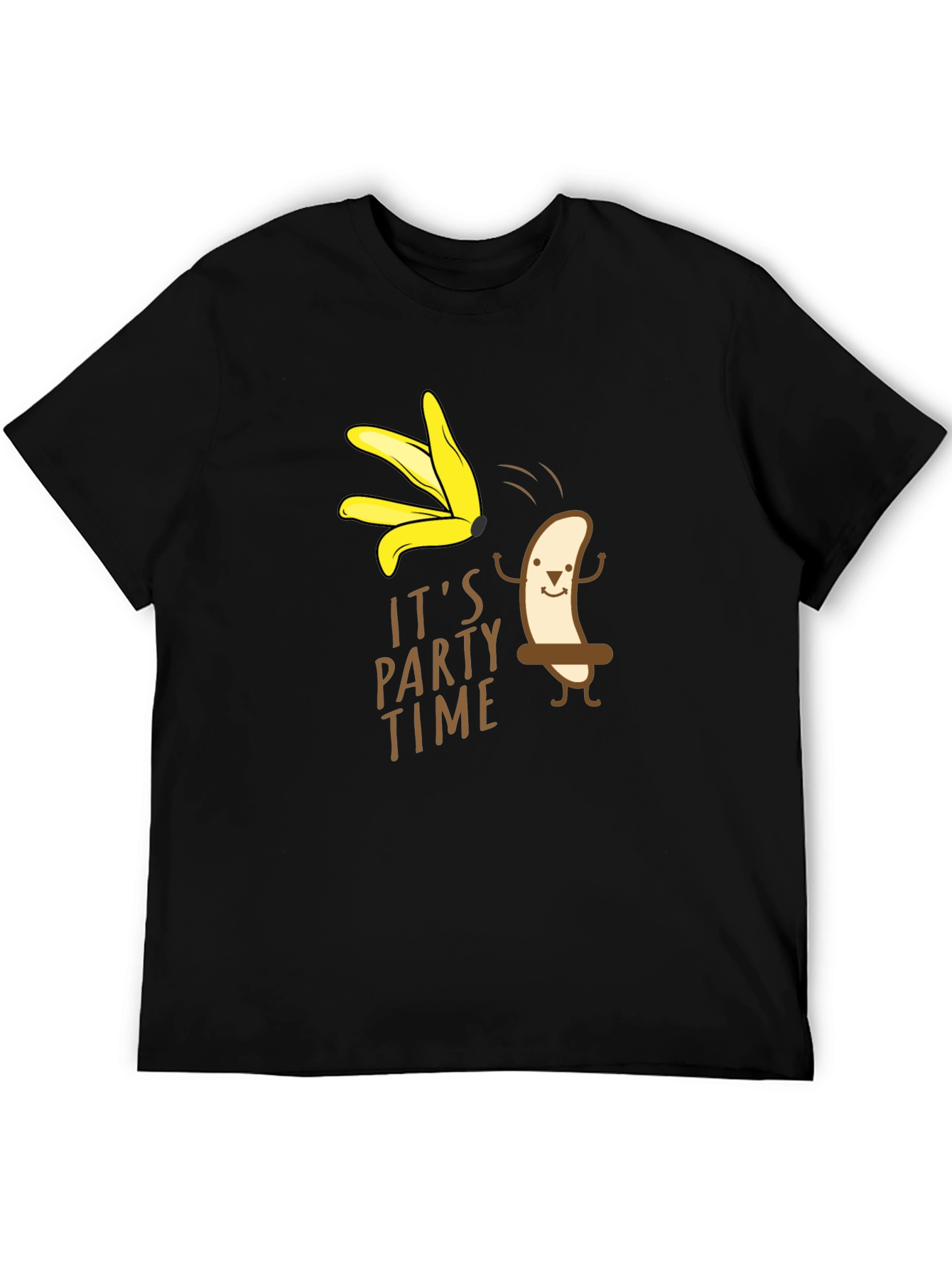 Its Party Time Banana Graphic T-Shirt