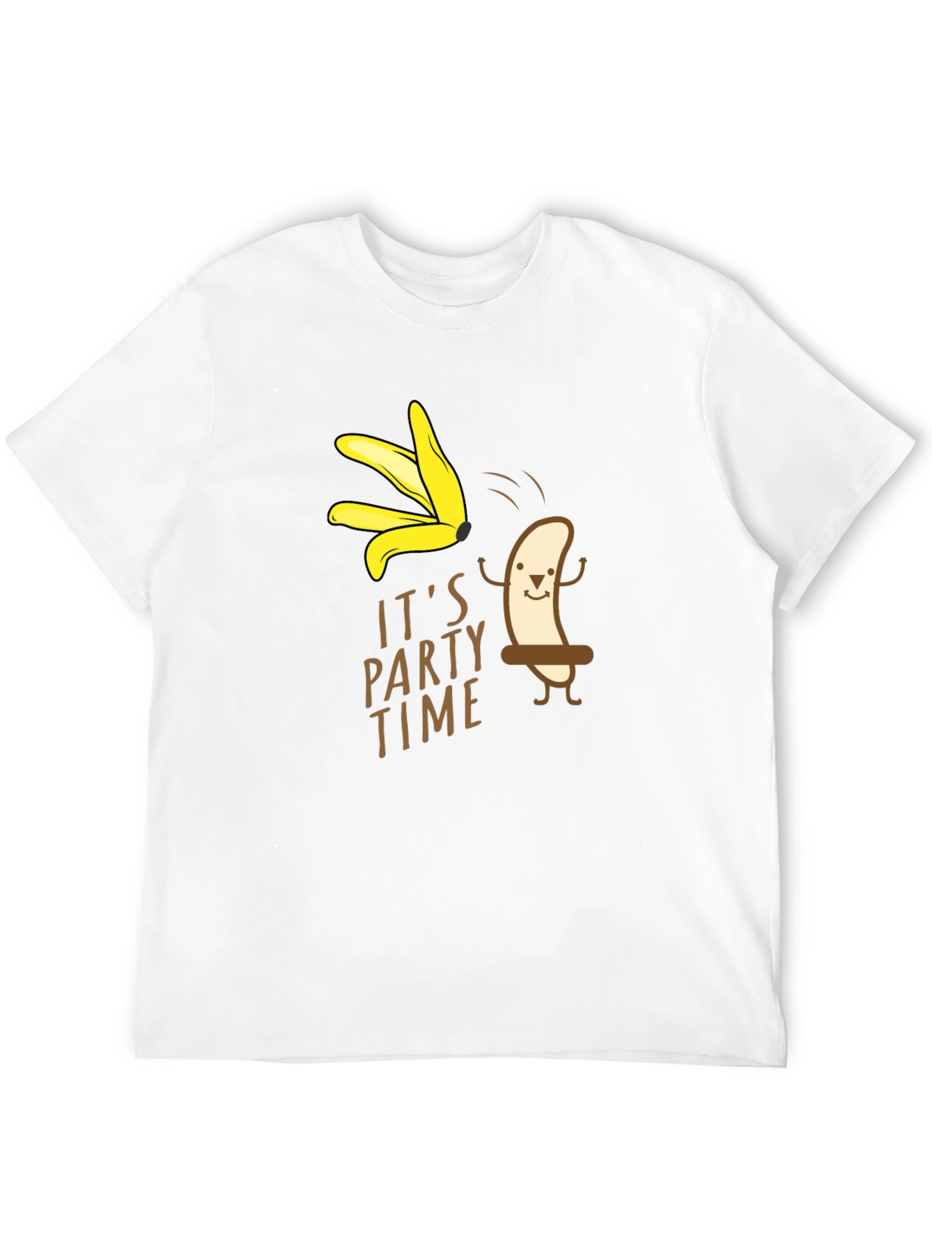 Its Party Time Banana Graphic T-Shirt