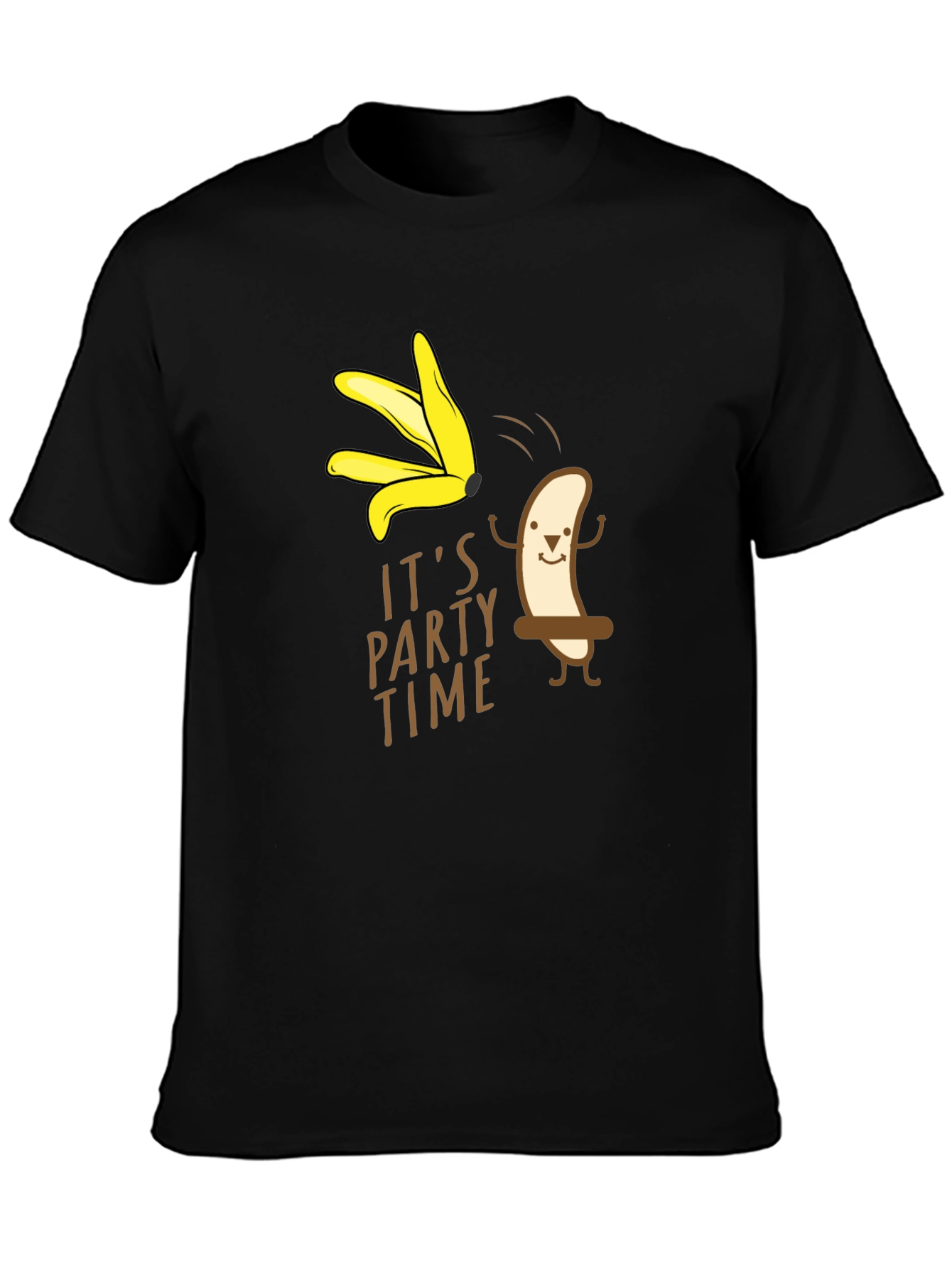 Its Party Time Banana Graphic T-Shirt