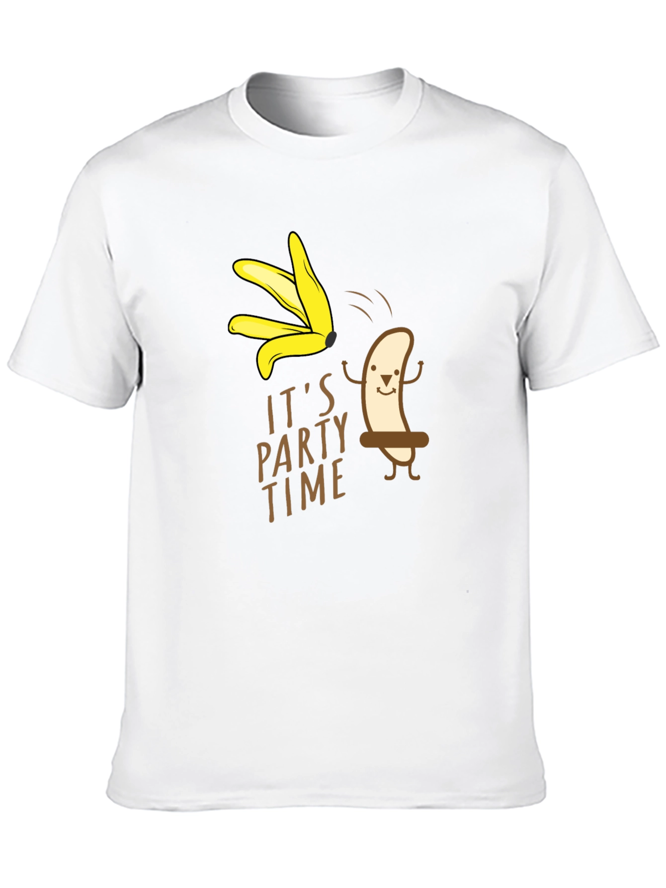 Its Party Time Banana Graphic T-Shirt