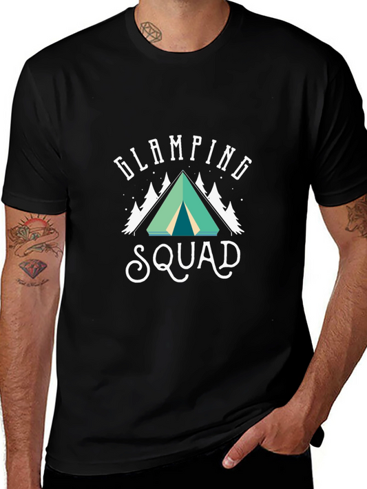 Glamping Squad T-Shirt Camping Adventure