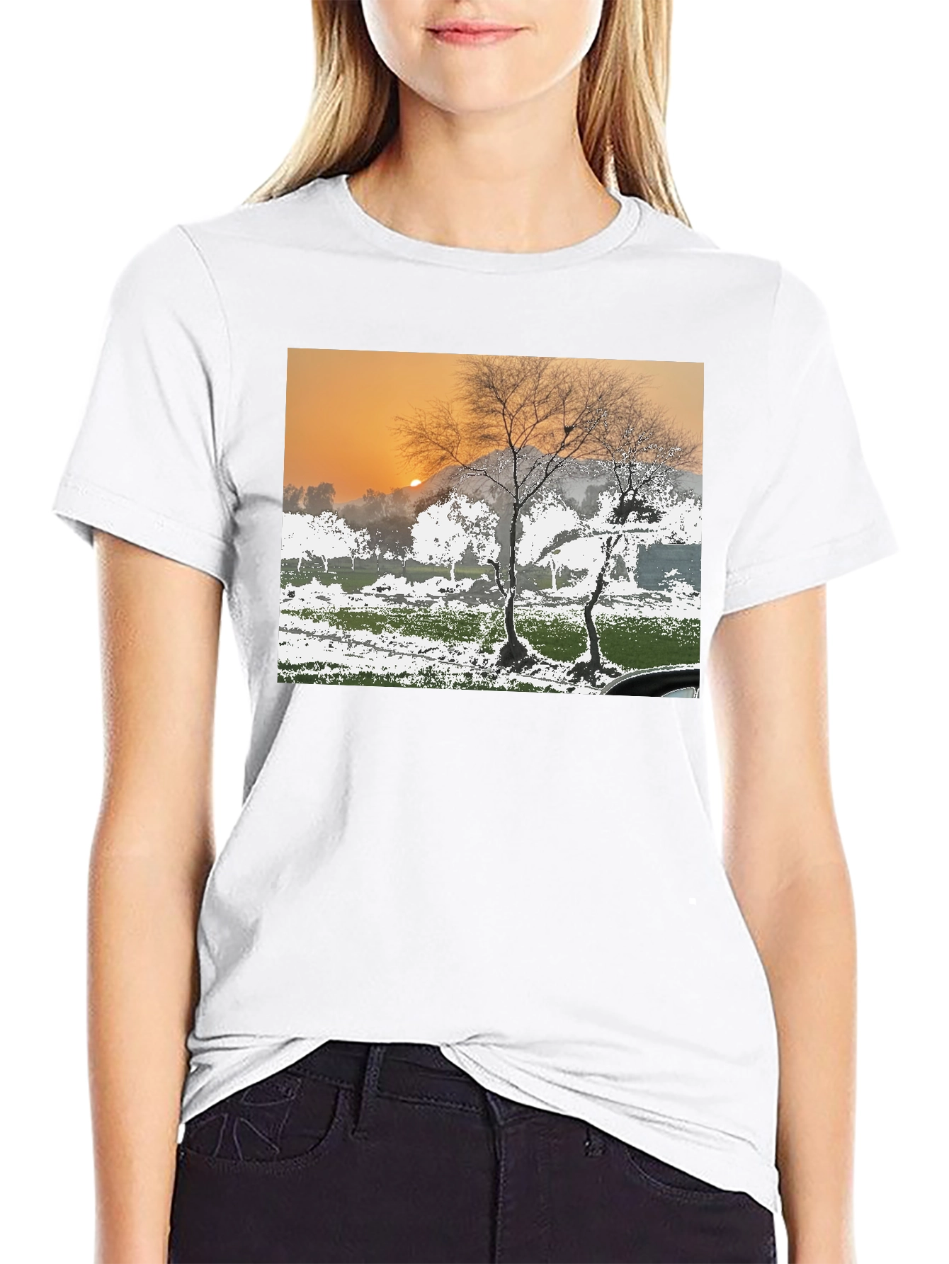Natures Dawn Tee - Scenic Silhouette T-Shirt