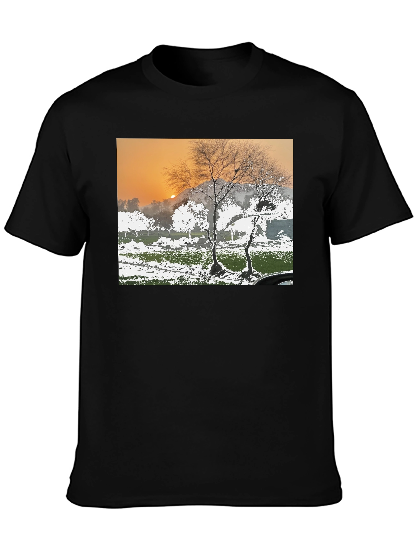 Natures Dawn Tee - Scenic Silhouette T-Shirt