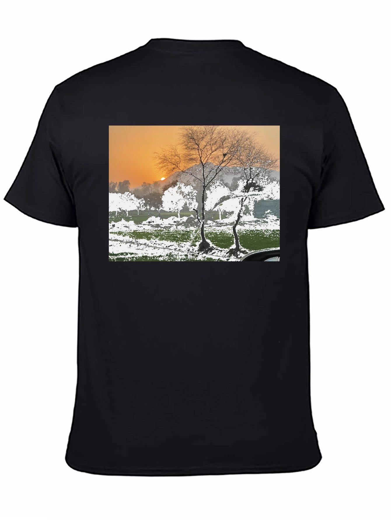 Natures Dawn Tee - Scenic Silhouette T-Shirt
