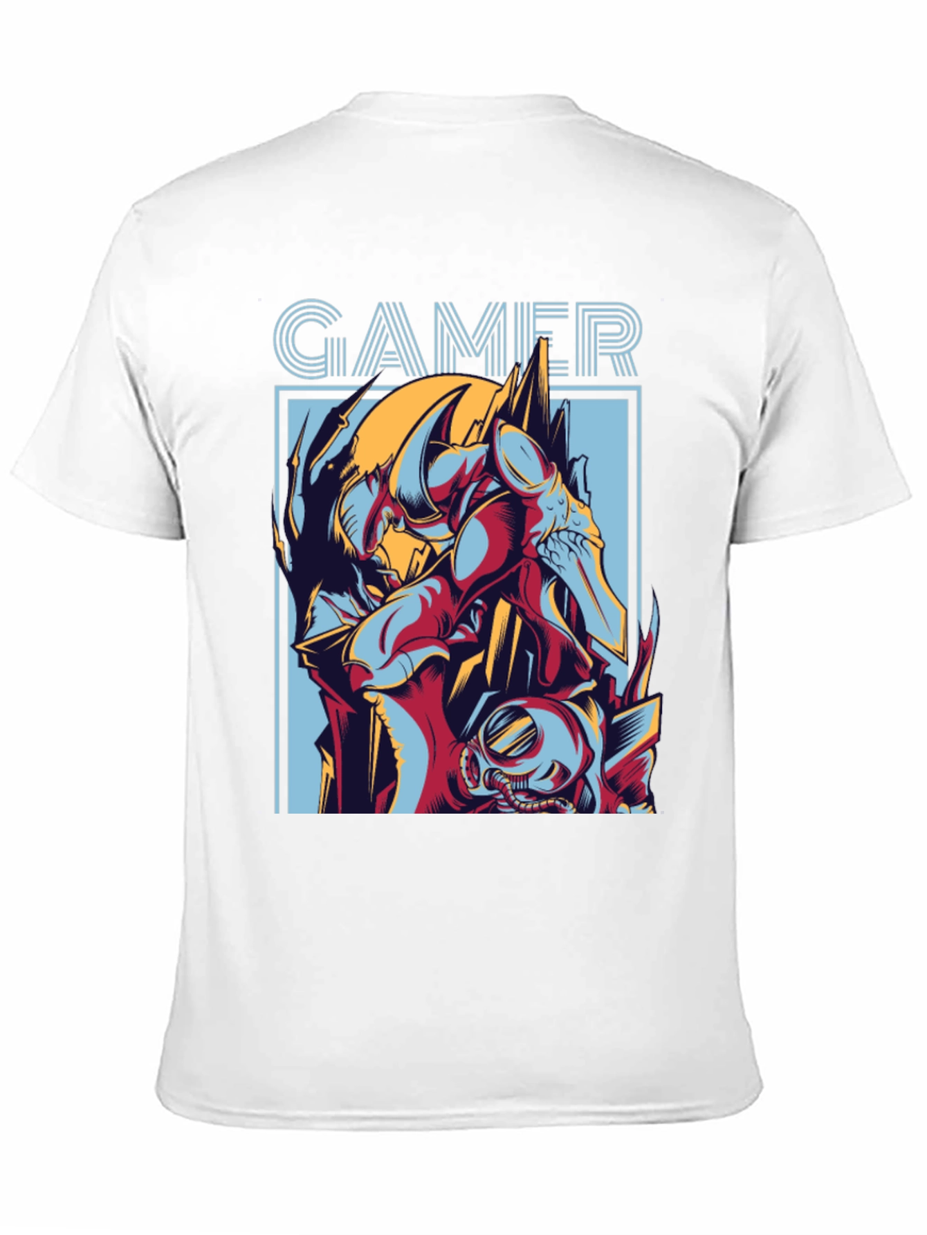 Gamer Graphic Print T-Shirt - Black