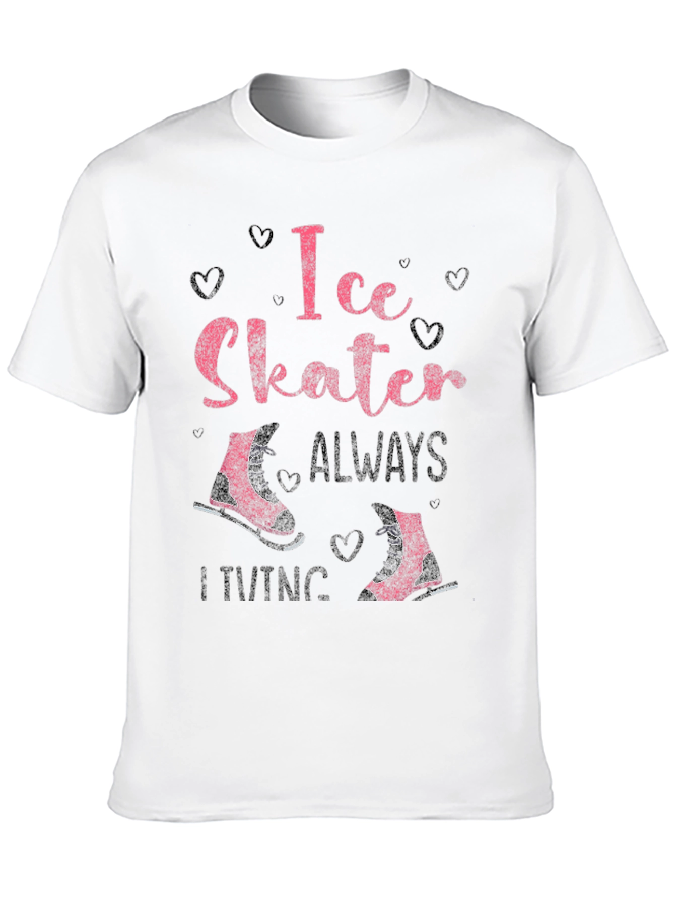 Ice Skater T-Shirt - Always Skating Tee