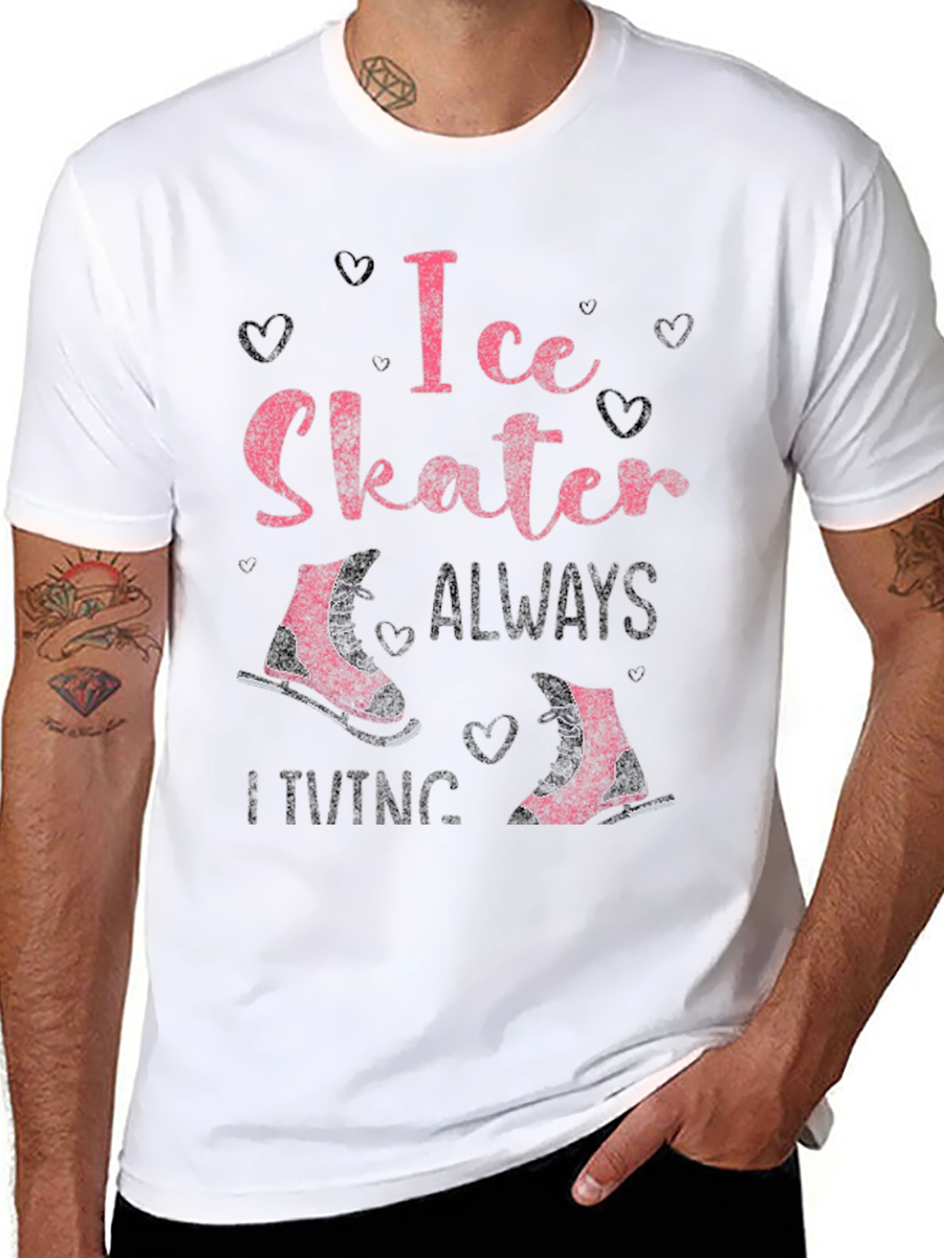 Ice Skater T-Shirt - Always Skating Tee