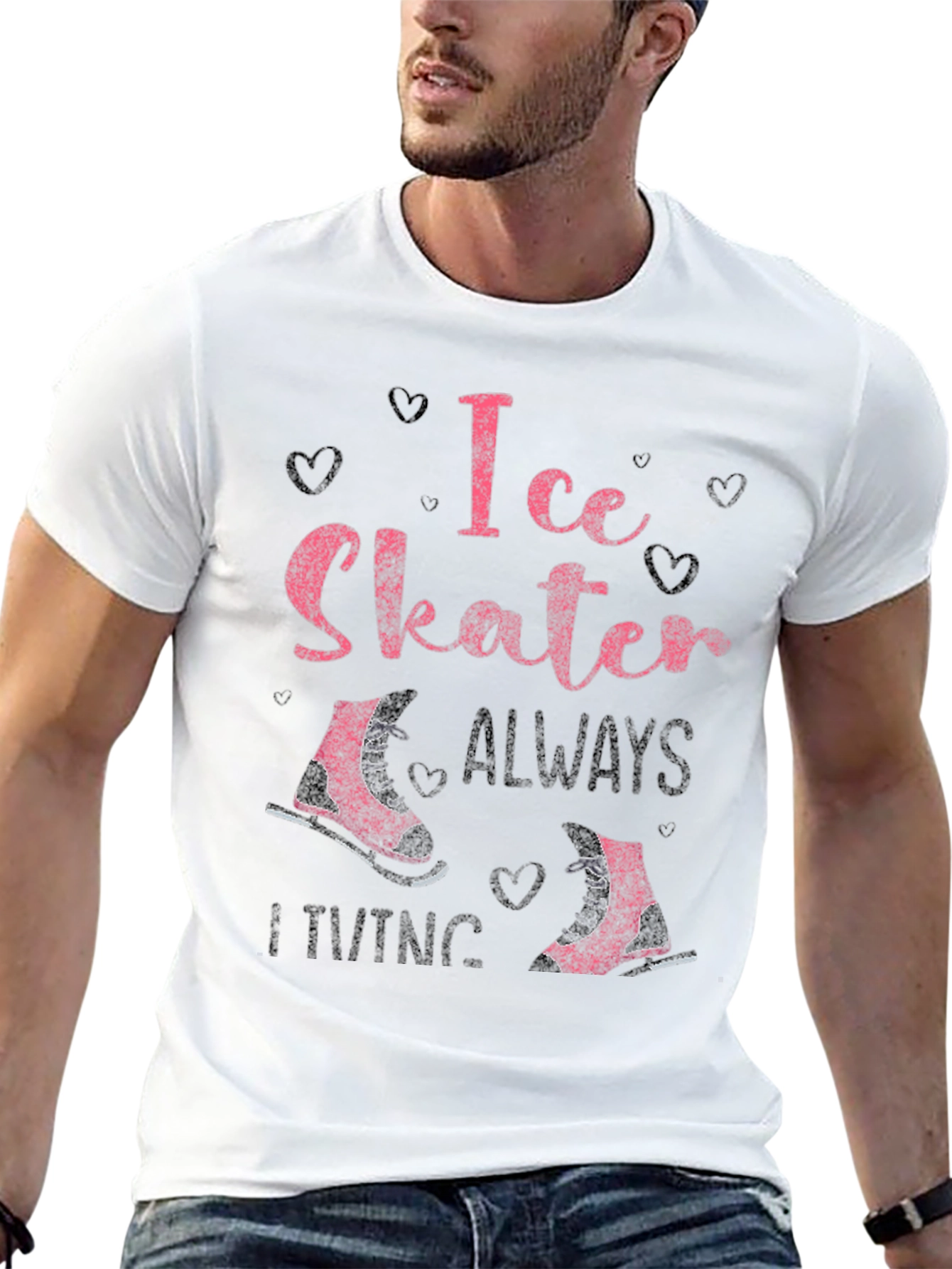 Ice Skater T-Shirt - Always Skating Tee