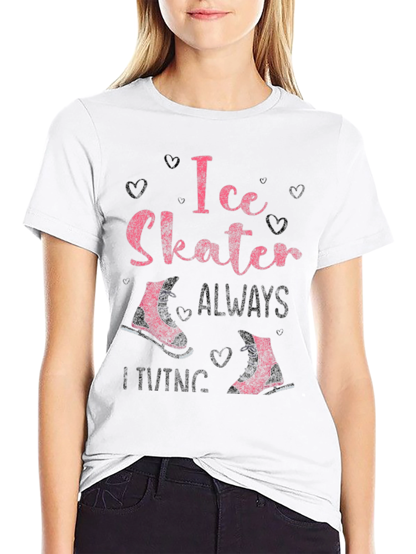 Ice Skater T-Shirt - Always Skating Tee