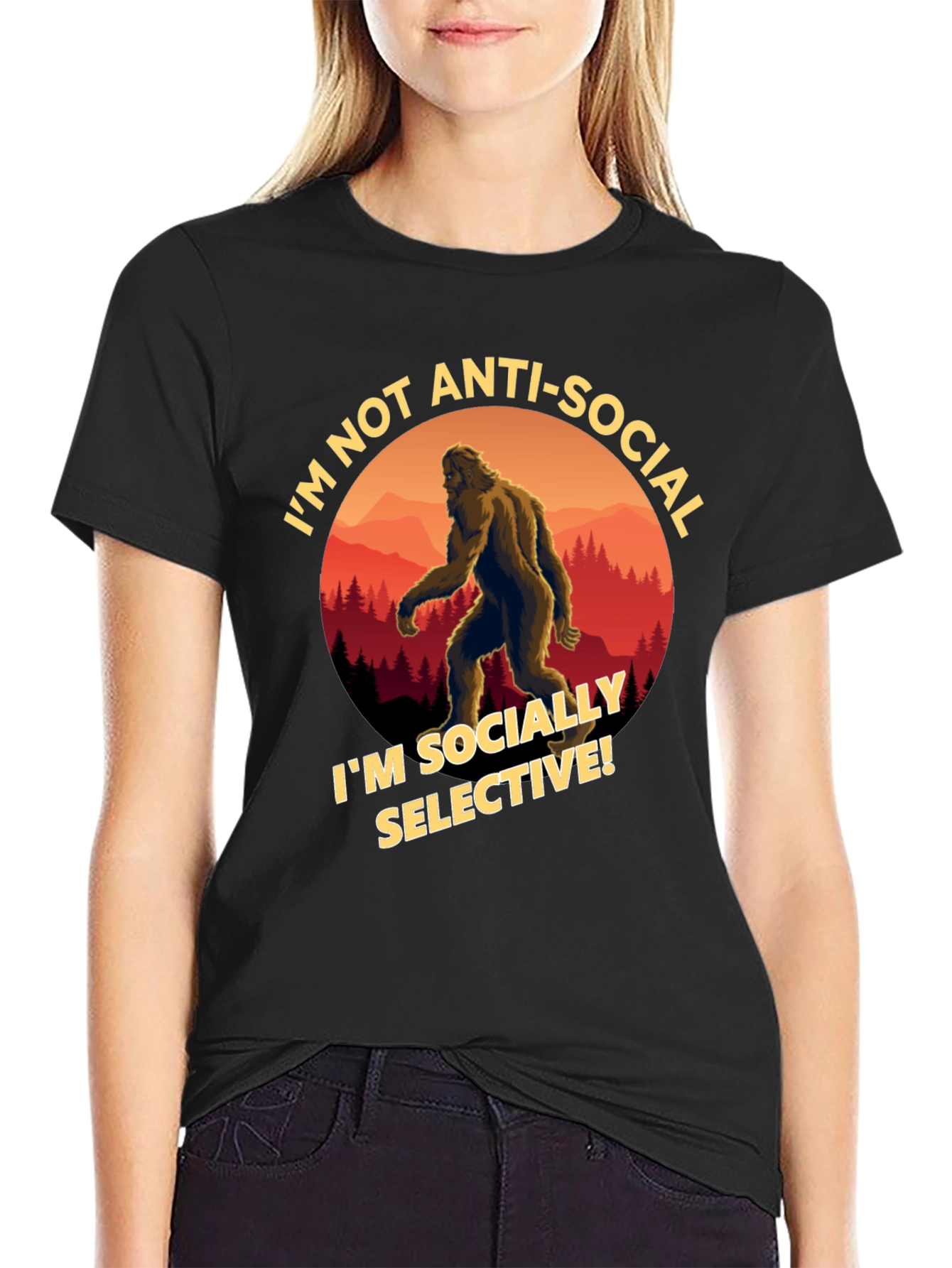 Socially Selective Bigfoot T-Shirt