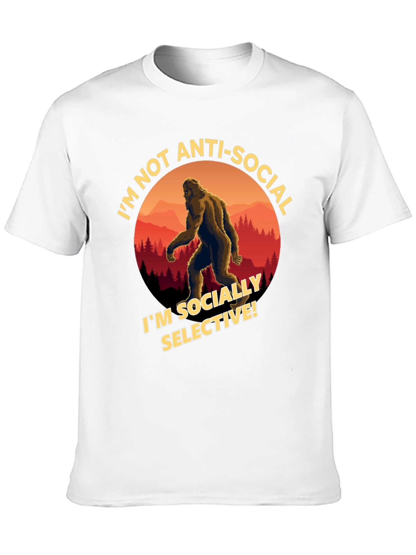 Socially Selective Bigfoot T-Shirt