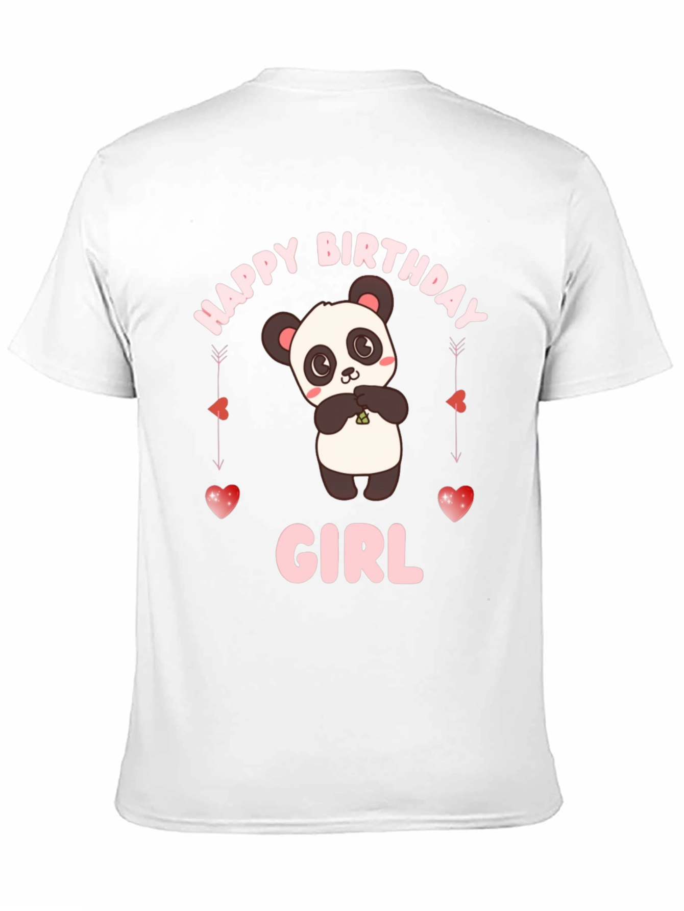 Happy Birthday Girl Panda T-Shirt