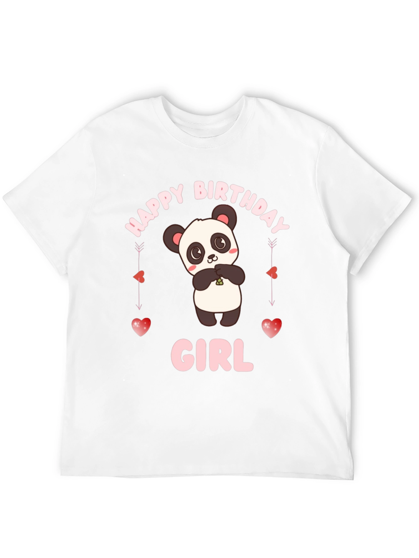 Happy Birthday Girl Panda T-Shirt