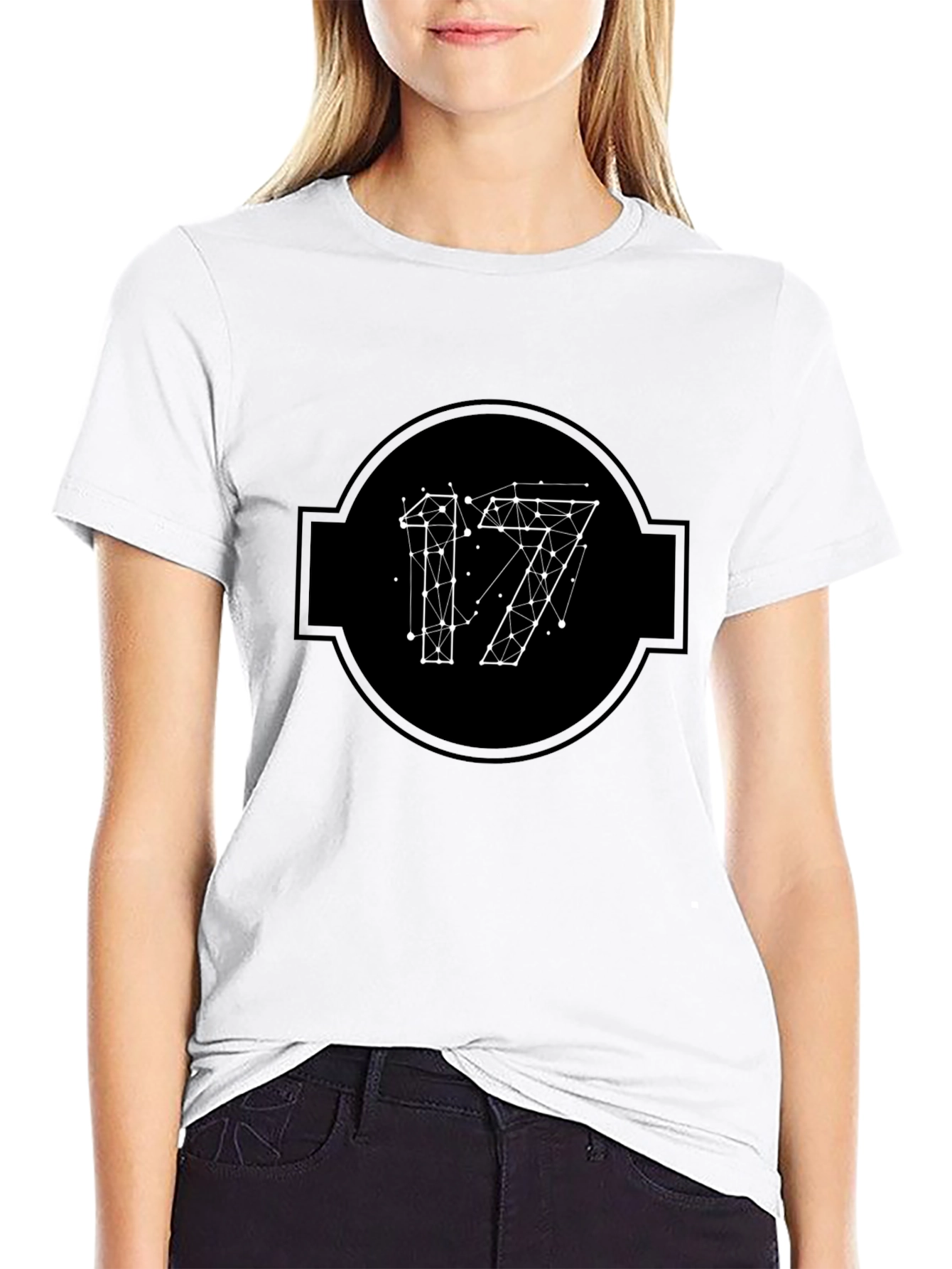 Geometric Seventeen Graphic Tee