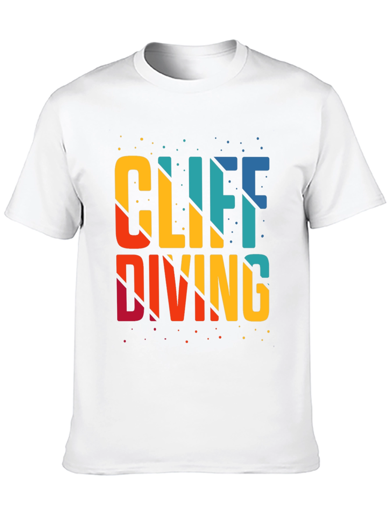Cliff Diving Graphic T-Shirt - Black Tee