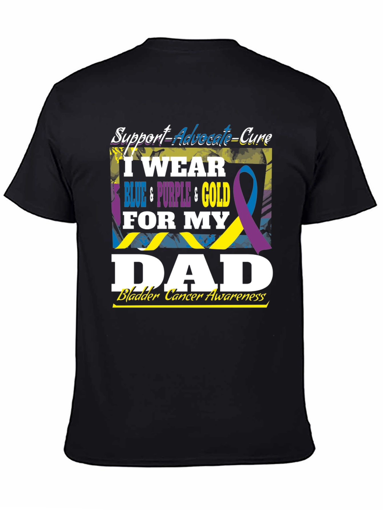 Bladder Cancer Awareness Dad T-Shirt