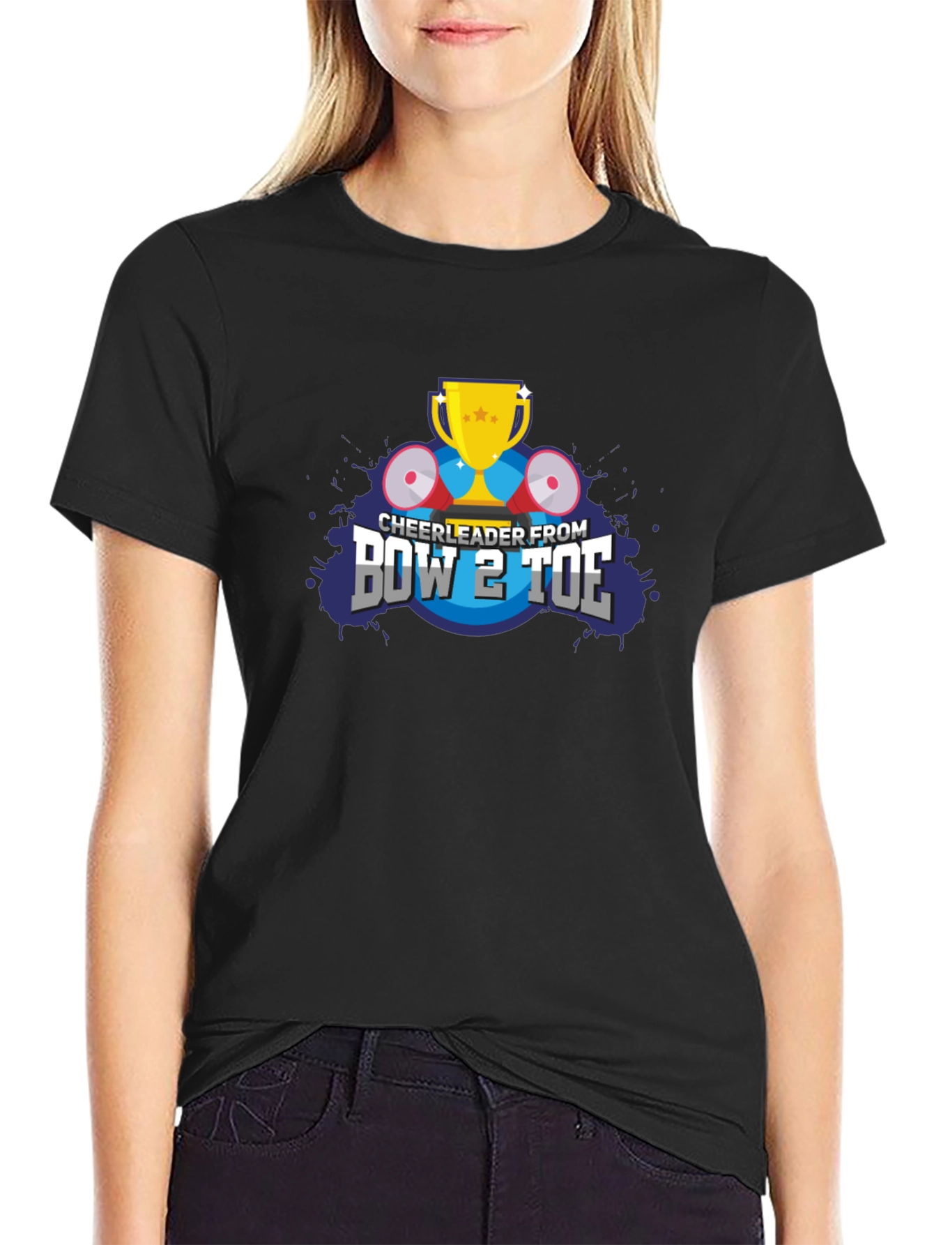 Cheerleader Bow 2 Toe T-Shirt
