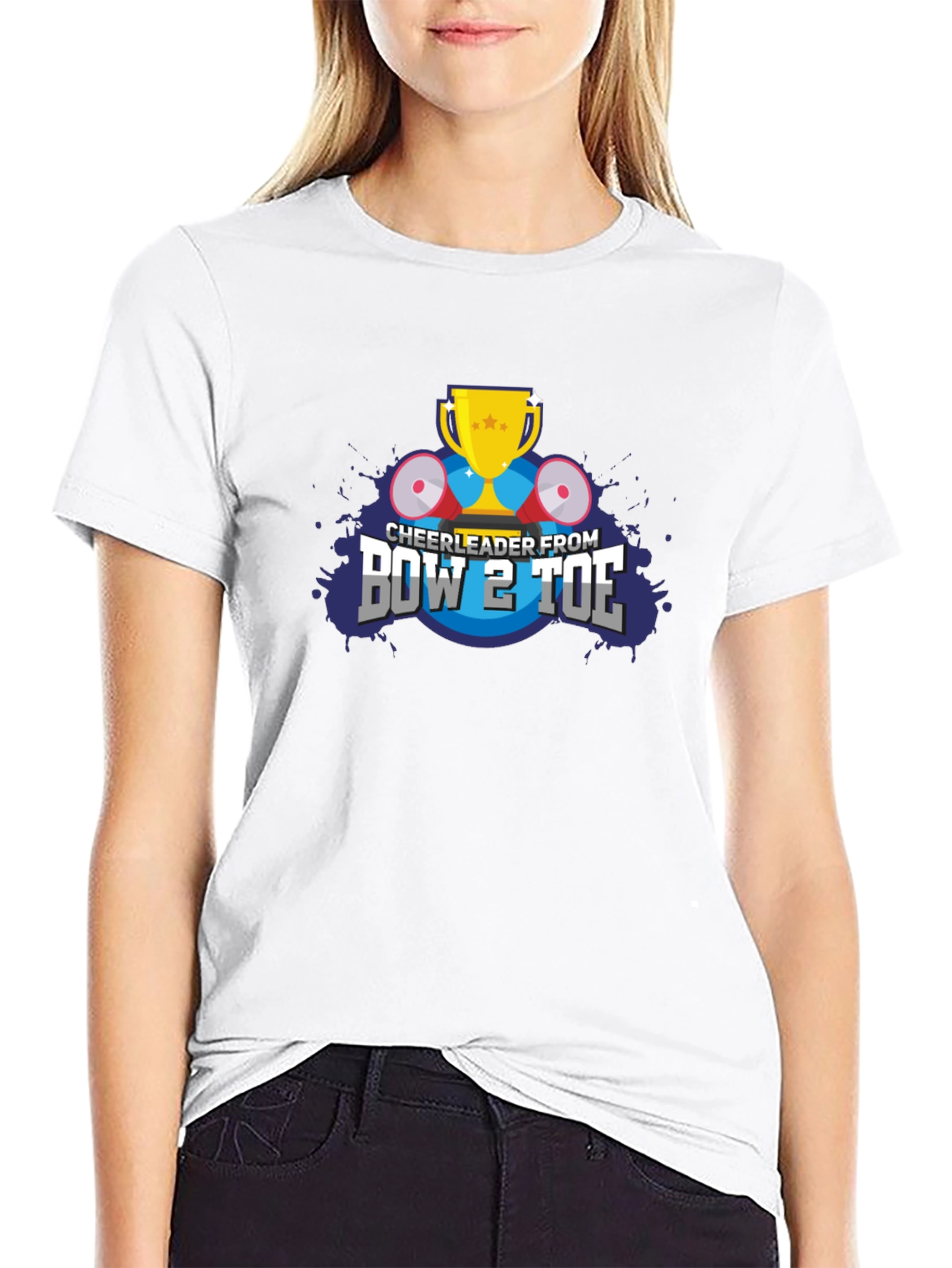 Cheerleader Bow 2 Toe T-Shirt