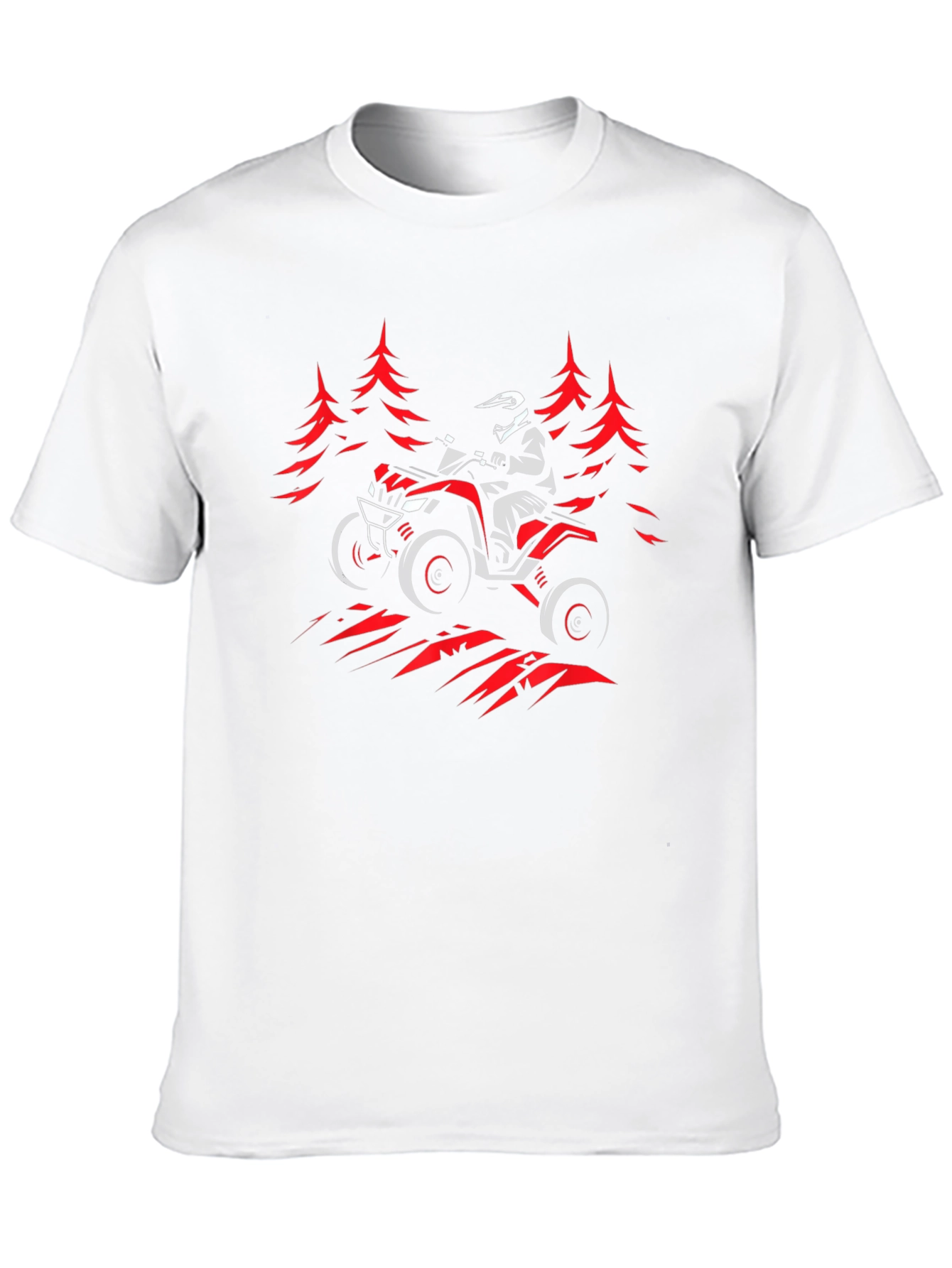 ATV Rider Graphic Tee - Black T-Shirt