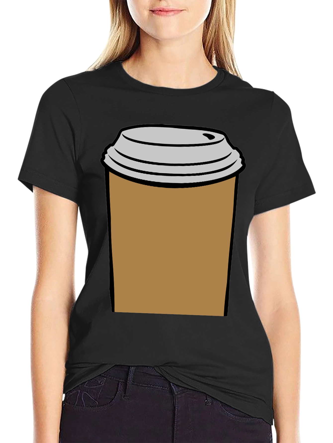 Coffee Cup T-Shirt - Black Graphic Tee