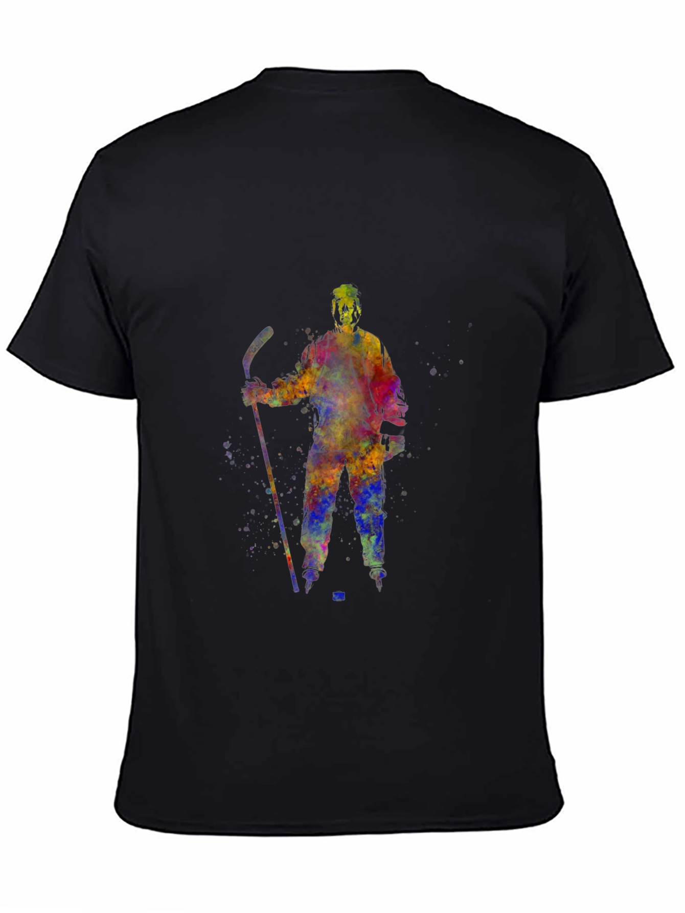 Watercolor Hockey Player T-Shirt