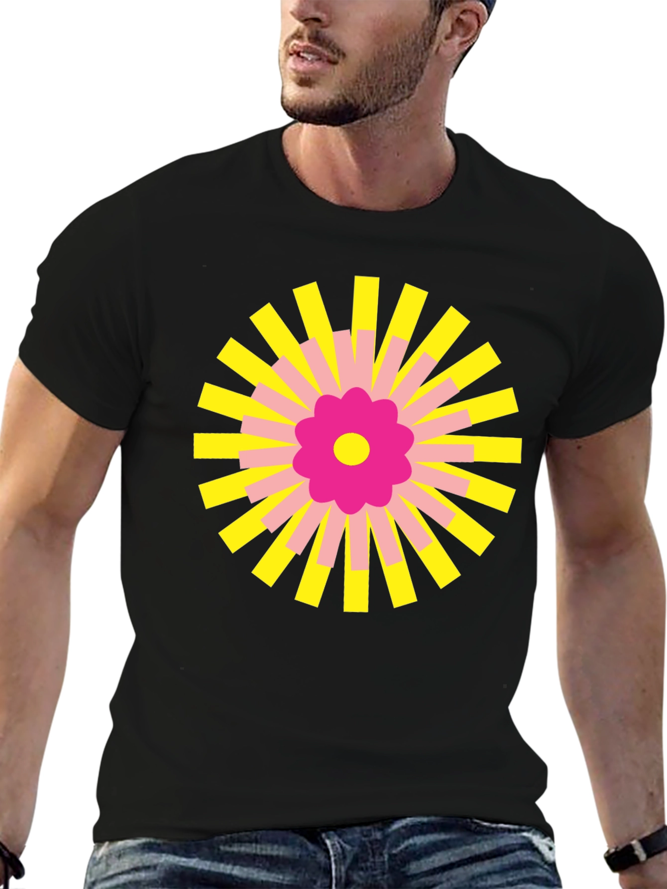 Radiant Bloom Graphic Tee - Stylish & Unique