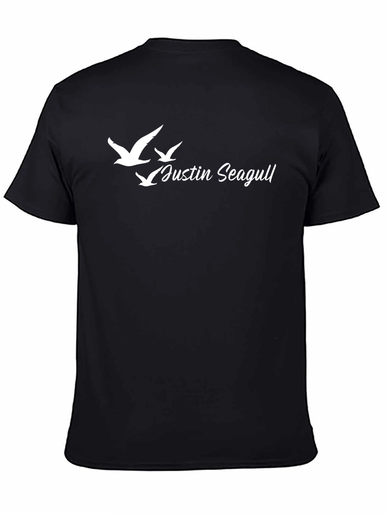 Justin Seagull Black T-Shirt