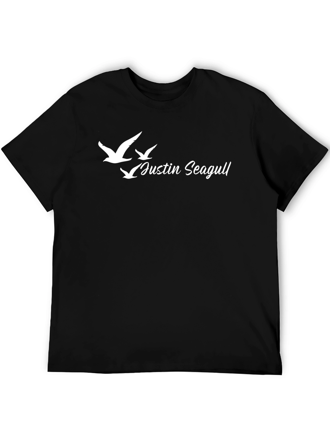 Justin Seagull Black T-Shirt