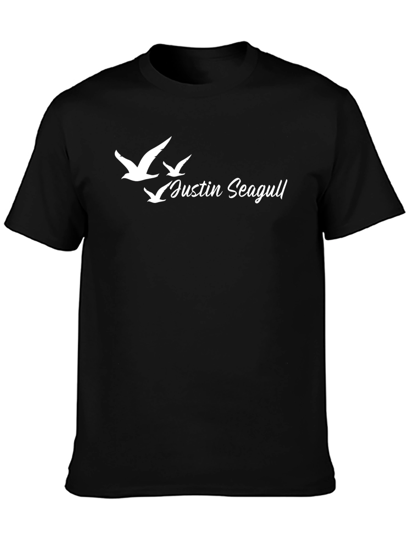 Justin Seagull Black T-Shirt