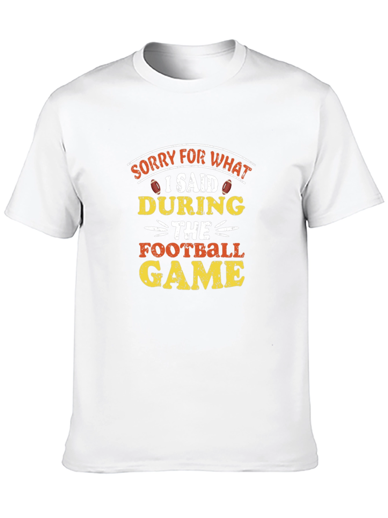 Funny Football Game Apology T-Shirt