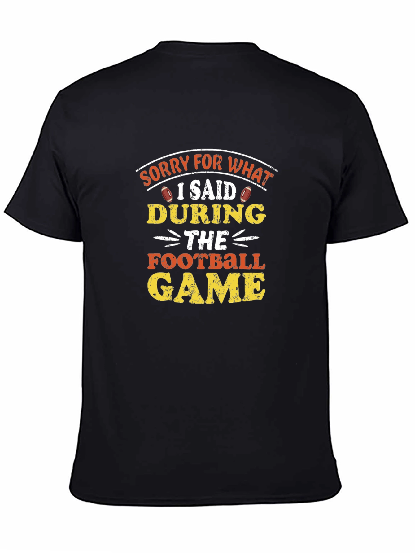 Funny Football Game Apology T-Shirt