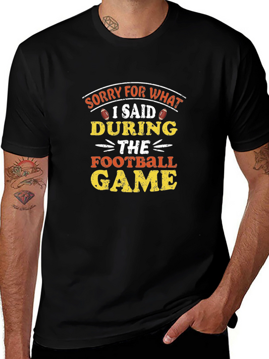 Funny Football Game Apology T-Shirt