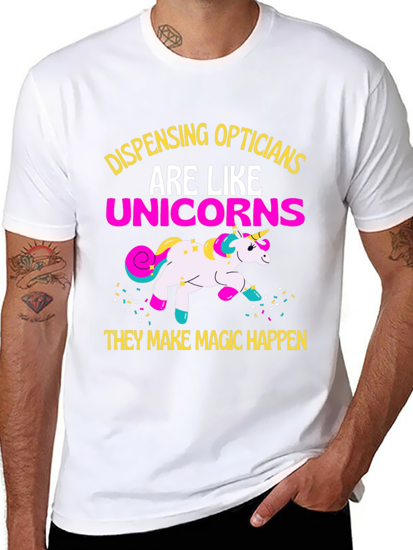 Dispensing Opticians Unicorn T-Shirt