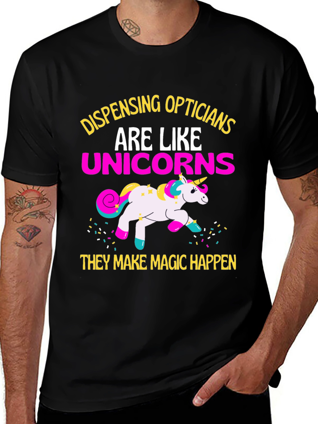 Dispensing Opticians Unicorn T-Shirt