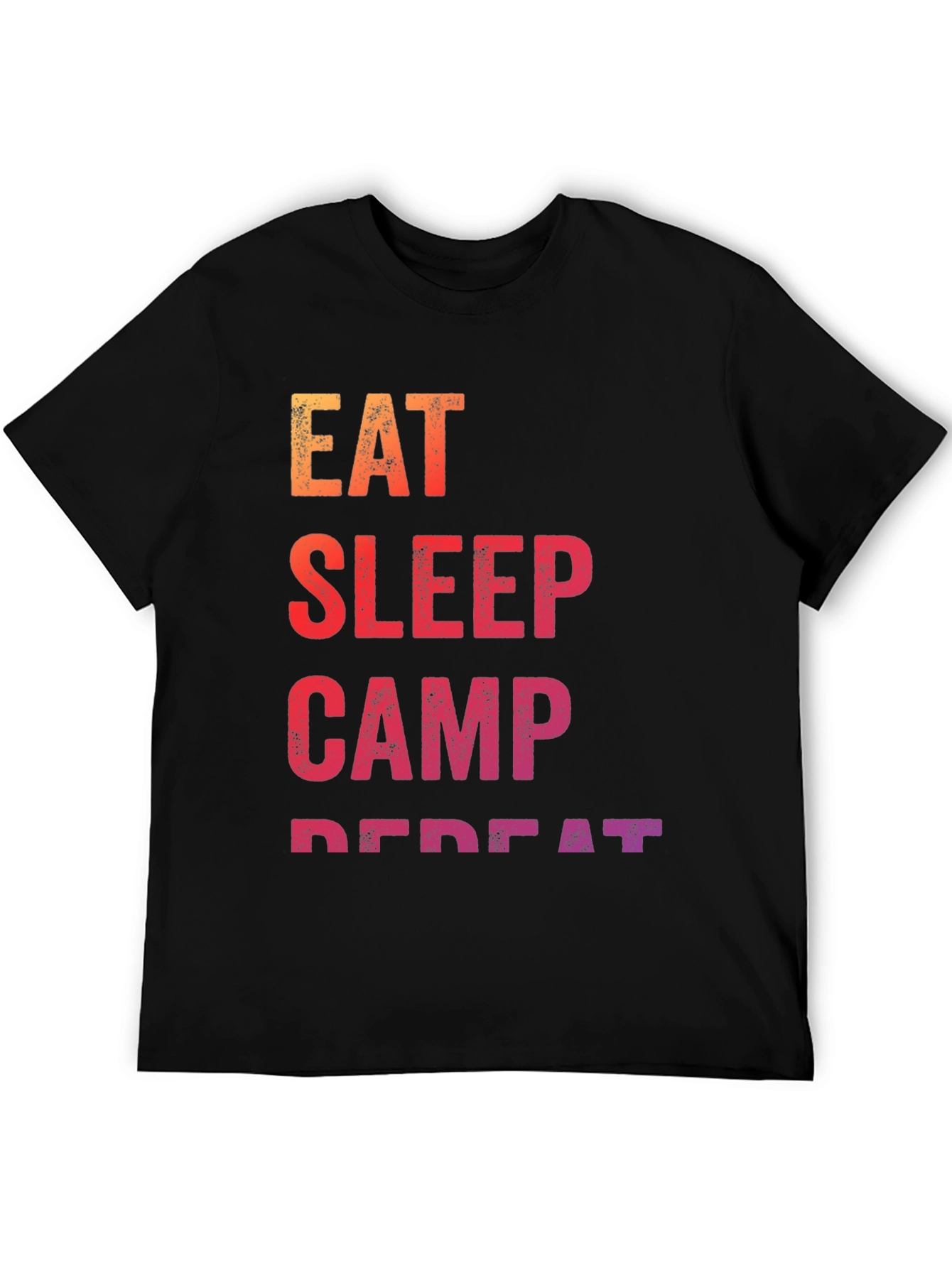 Eat Sleep Camp Repeat Graphic Tee