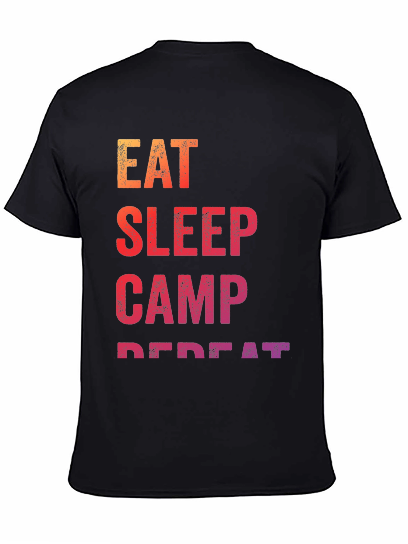 Eat Sleep Camp Repeat Graphic Tee