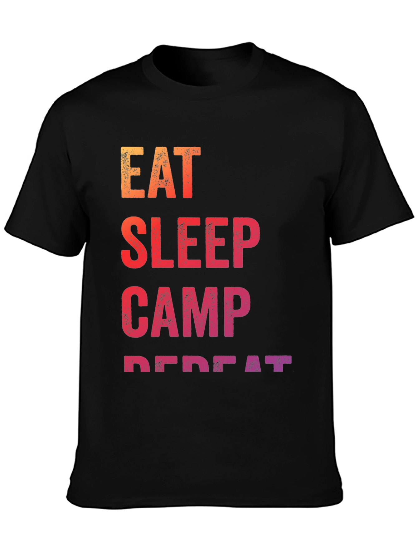 Eat Sleep Camp Repeat Graphic Tee