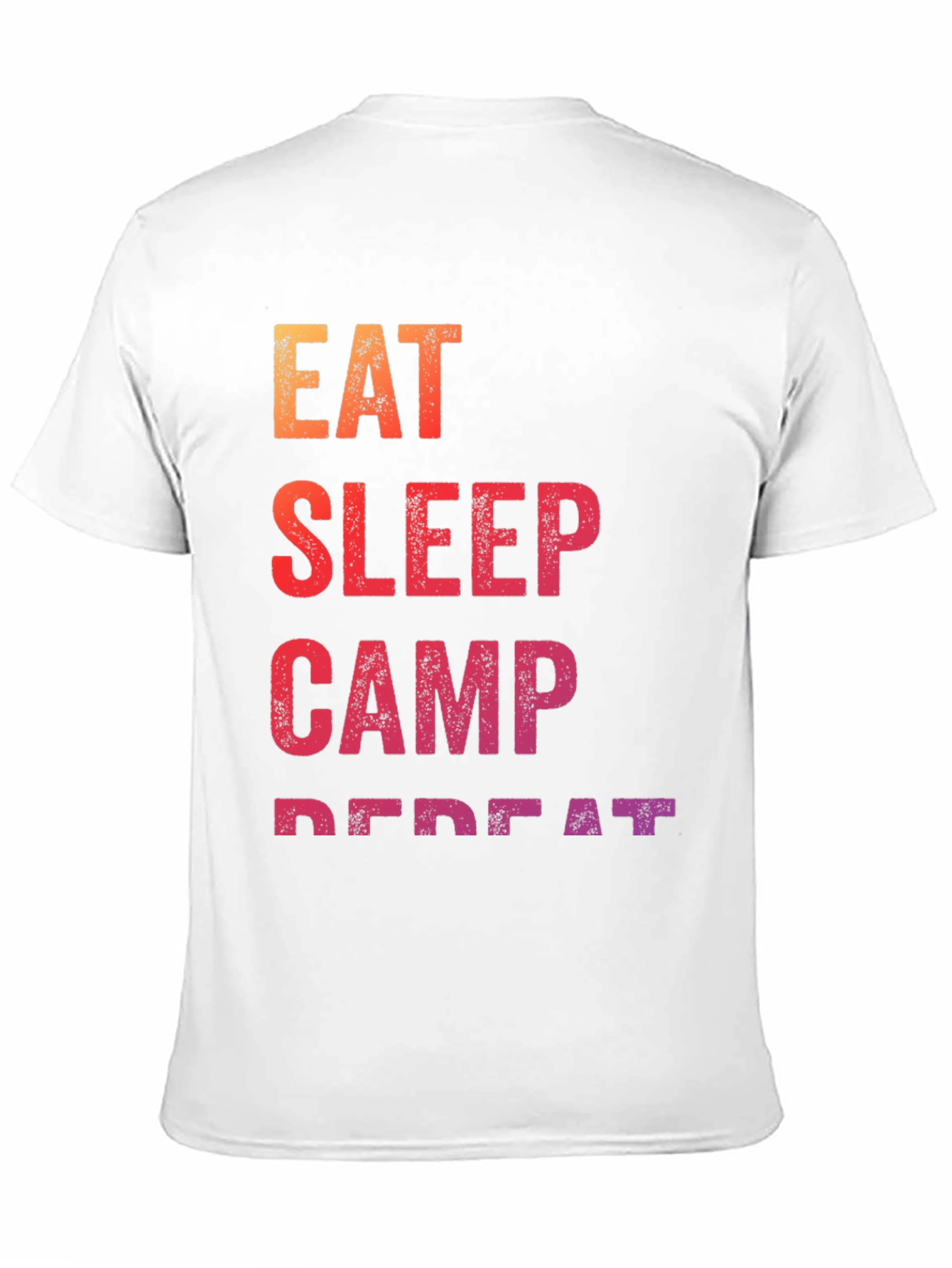 Eat Sleep Camp Repeat Graphic Tee