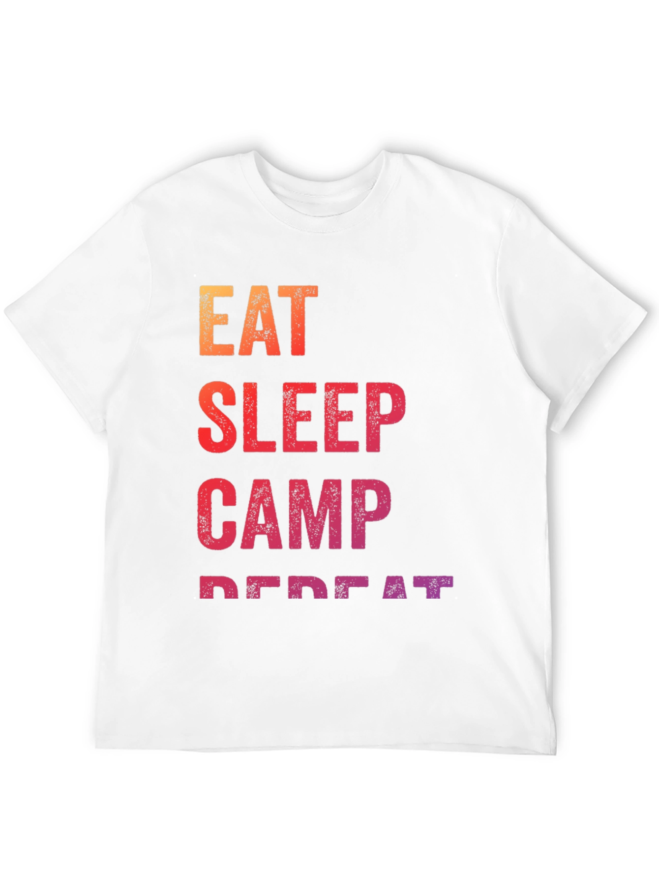 Eat Sleep Camp Repeat Graphic Tee
