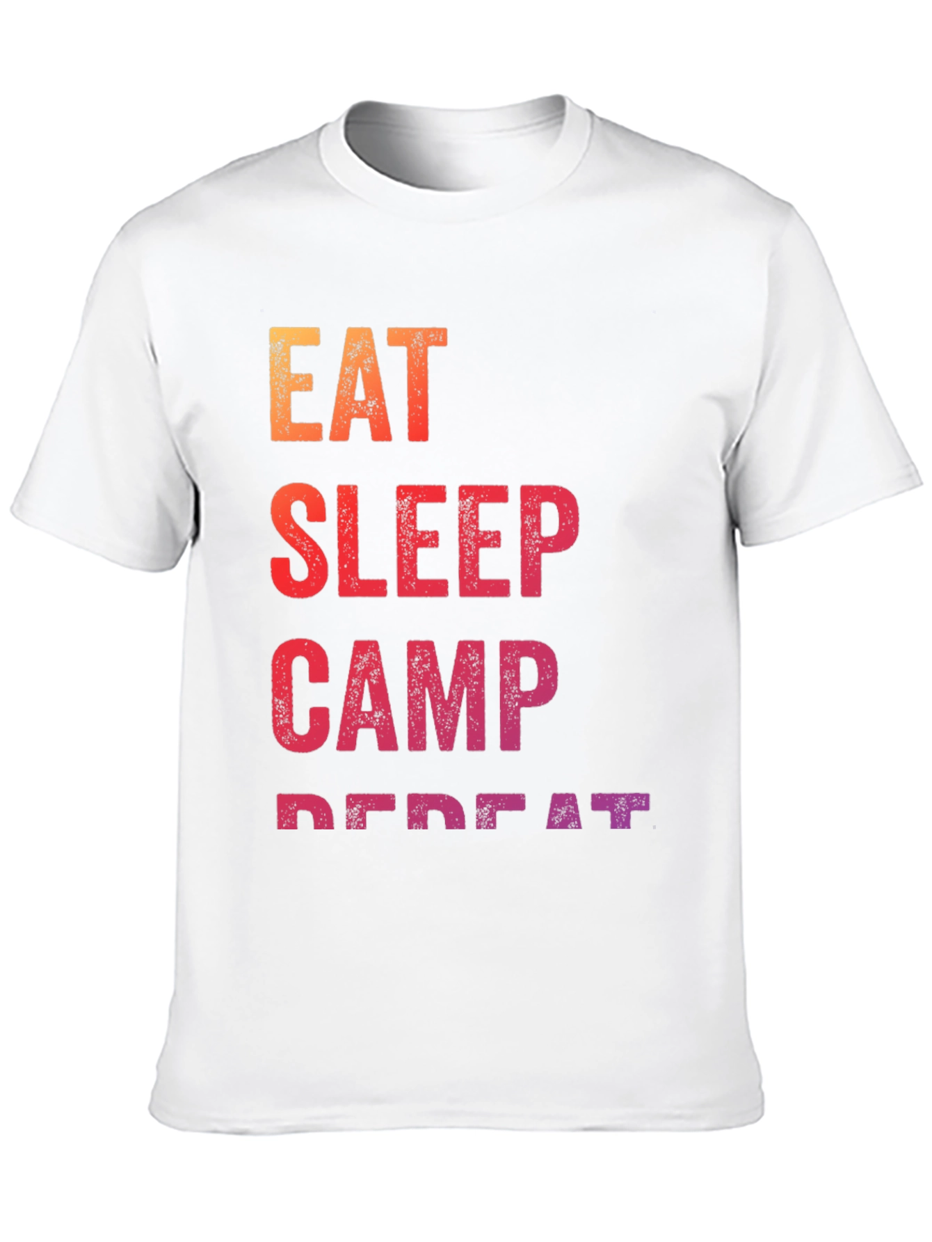 Eat Sleep Camp Repeat Graphic Tee