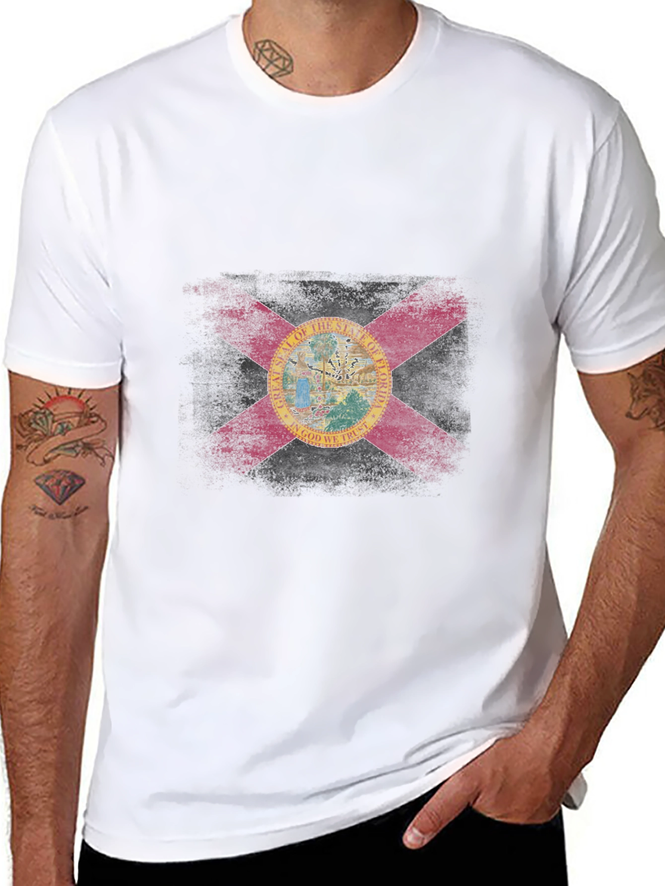 Florida Flag Graphic T-Shirt