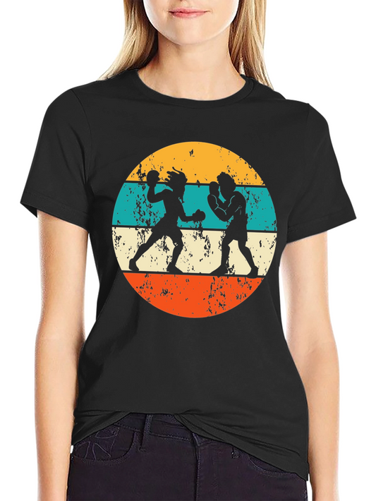 Retro Boxing T-Shirt - Vintage Style Graphic Tee